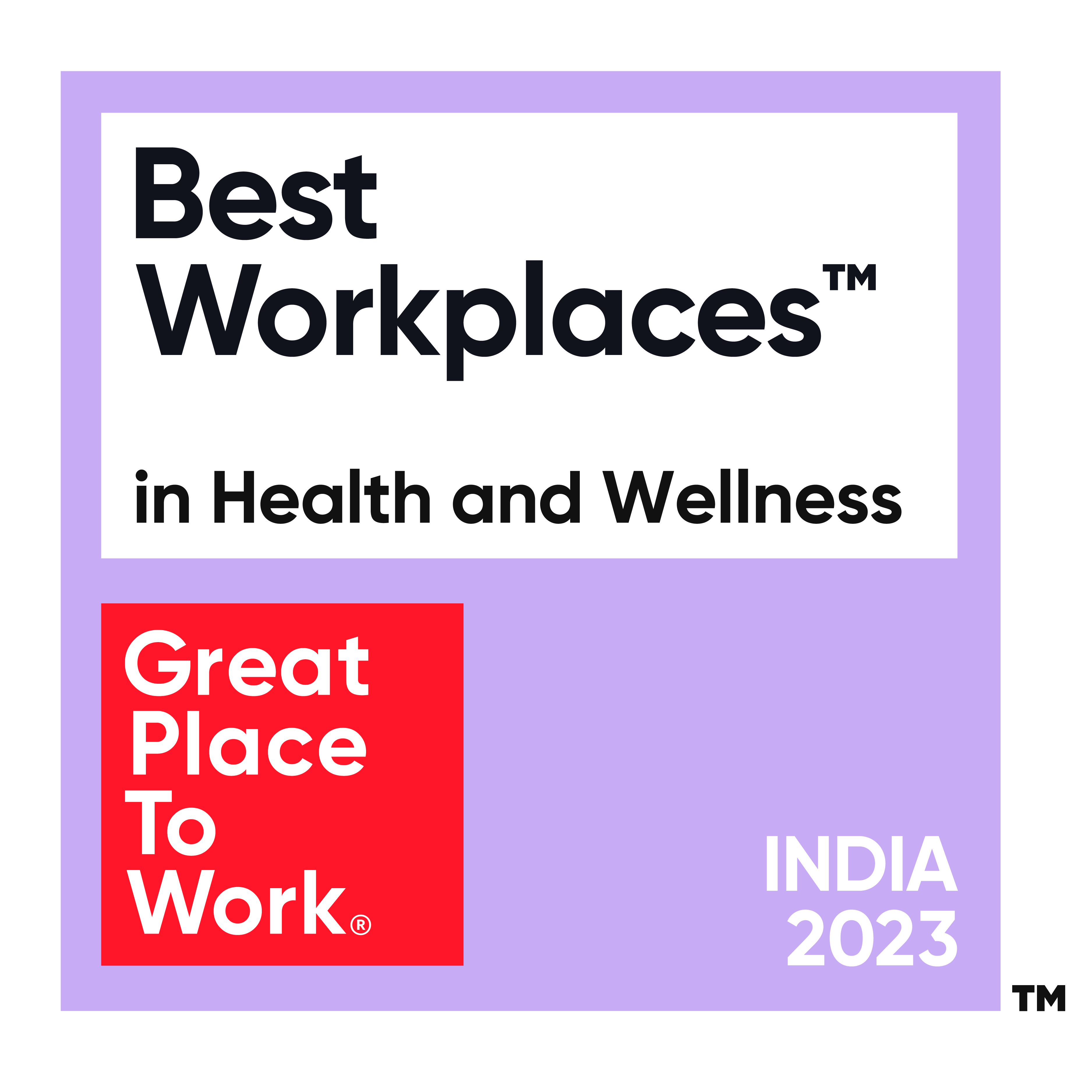 2023 India's Best Workplaces in Health & Wellness